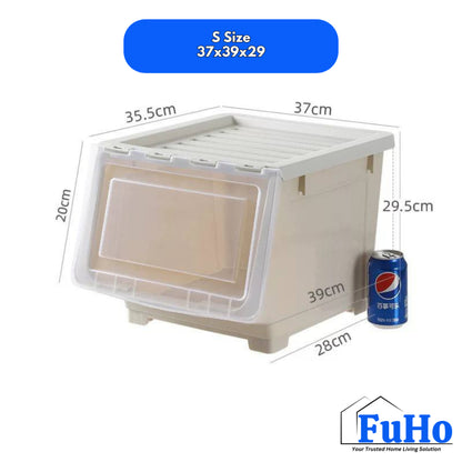 🇸🇬READY STOCK🇸🇬 FuHo Kura Stackable Storage Box | Organiser Box | Container | Drawer | Wardrobe | HL0325