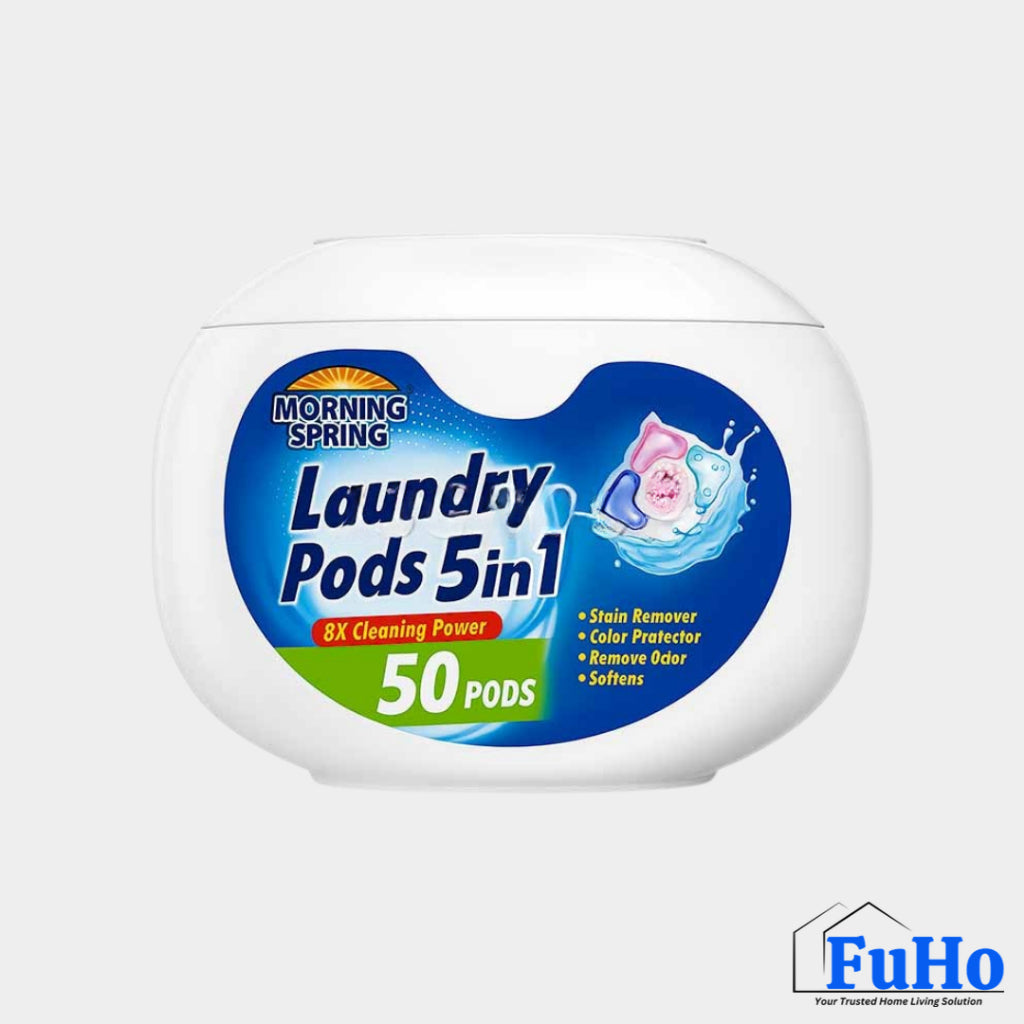 🇸🇬READY STOCK🇸🇬 FuHo 5in1 Laundry Pods | Clothes | Washing Detergent | Softener | Laundry (AceH00003)