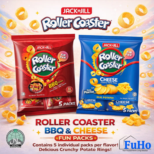 🇸🇬READY STOCK🇸🇬 FuHo Jack n Jill Roller Coaster | Snacks | Snack | Biscuit | Cracker | Chips | Chocolate | (S000038)