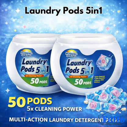 🇸🇬READY STOCK🇸🇬 FuHo 5in1 Laundry Pods | Clothes | Washing Detergent | Softener | Laundry (AceH00003)