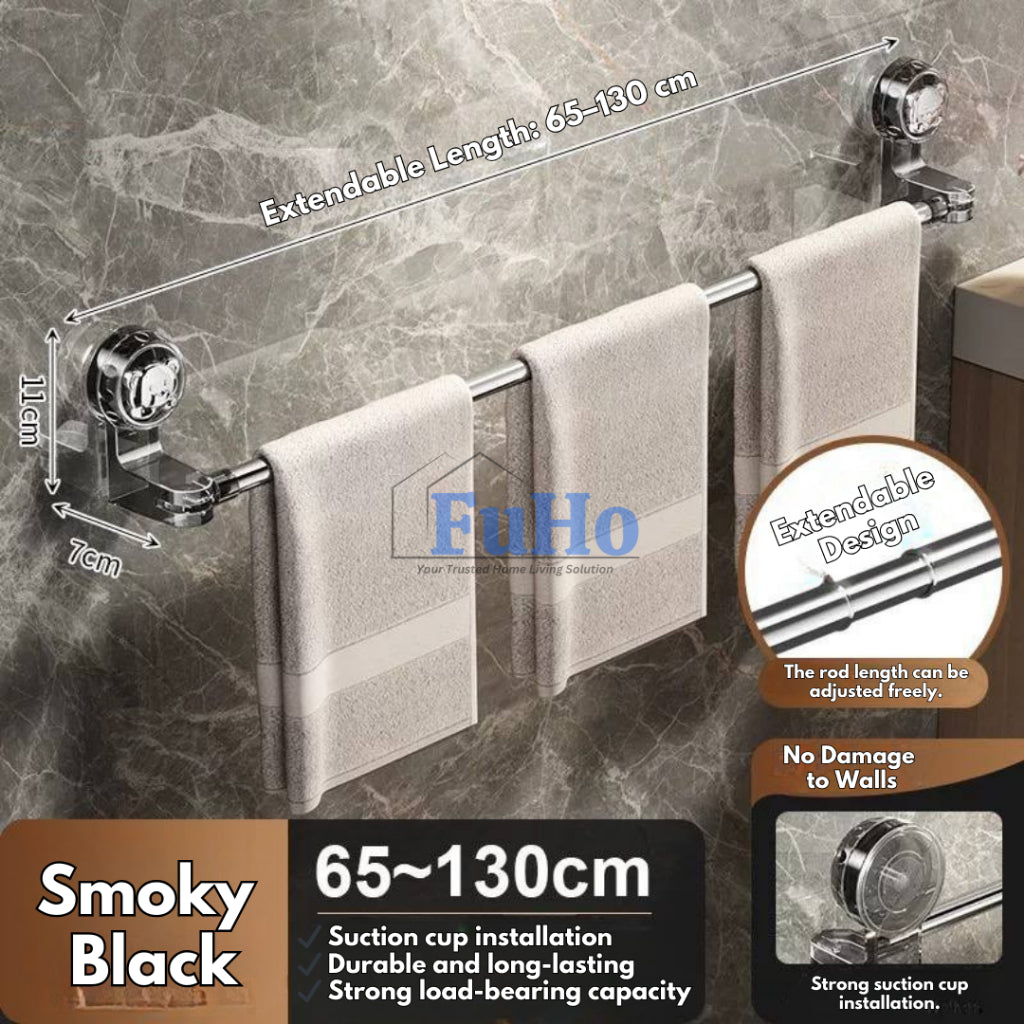 🇸🇬READY STOCK🇸🇬 FuHo Adjustable Toilet Rack | Clothes Rack | Towel Rack | Bathroom Rack (TL0058)