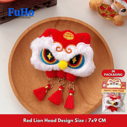 Chinese New Year Festive Decoration Set | Fu Lion Dance | Red Lanterns | Fu Charms | Ang Bao | CNY Decoration